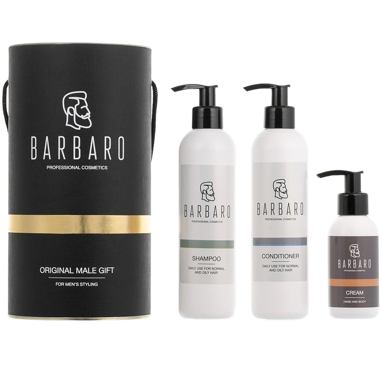 Barbaro Hair & Body Gift Box - Набор в брендированном тубусе
