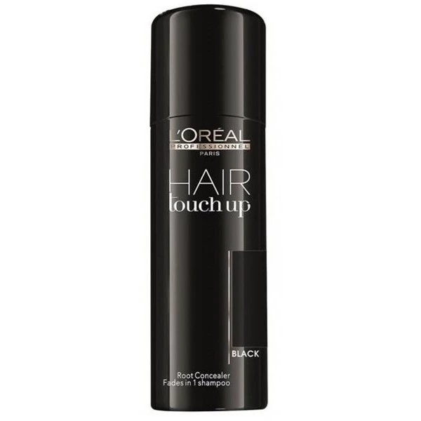 L'Oreal Professionnel Hair Touch Up Black - Консилер для волос Черный 75мл