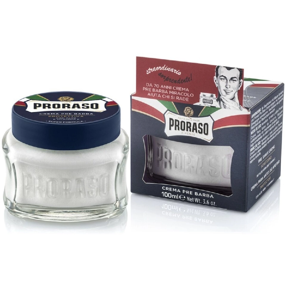 Proraso Protective Aloe Shave Cream - Крем до бритья Алоэ вера и витамин Е 100 мл