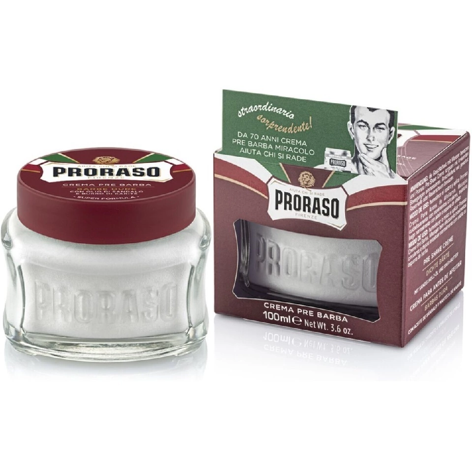 Proraso Nourish Sandalwood  Pre Shave Cream - Крем до бритья Сандал 100 мл