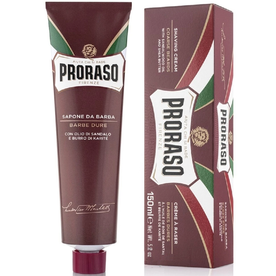 Proraso Nourish Sandalwood Shaving Cream Tube - Крем для бритья Сандал 150 мл