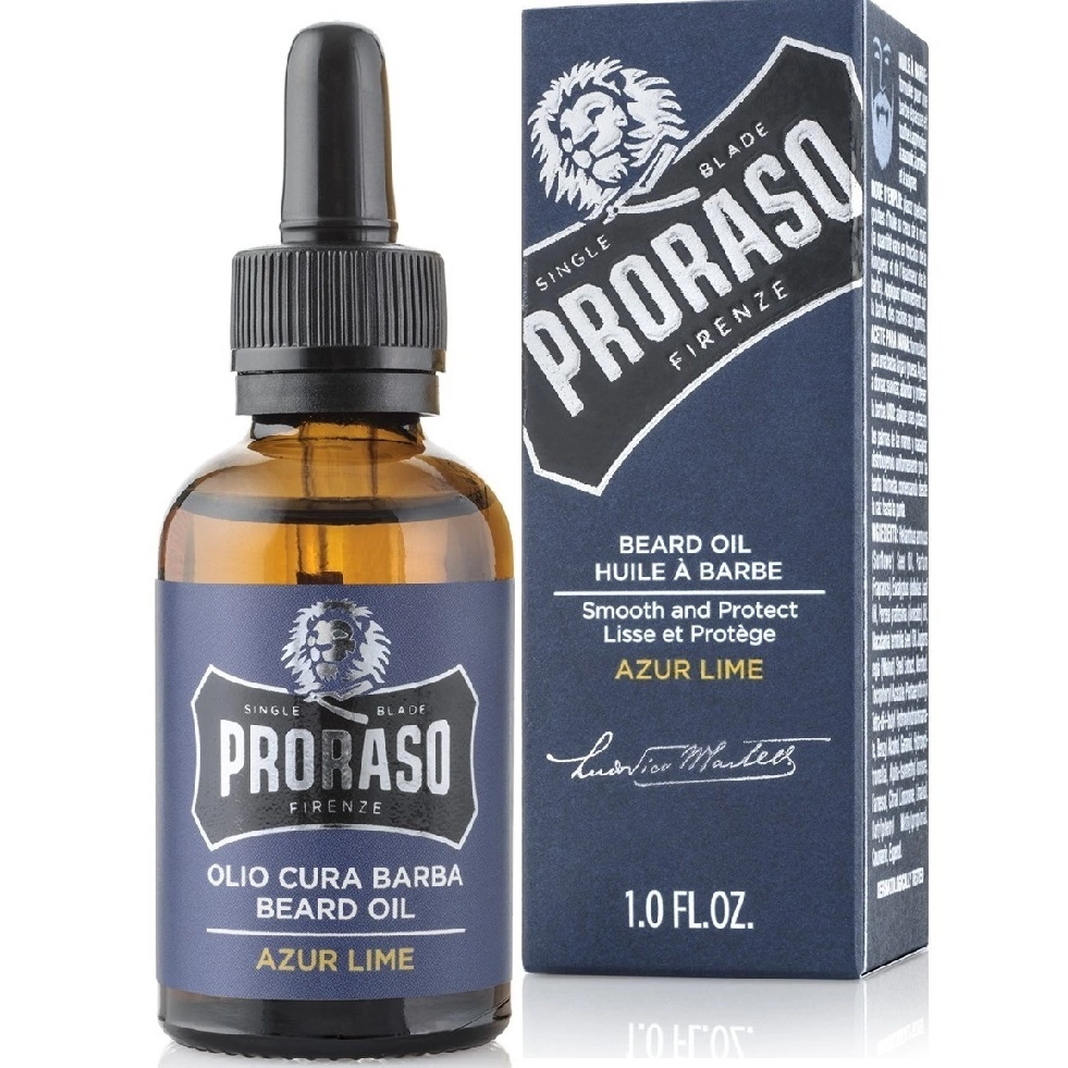 Proraso Azur Lime Beard Oil - Масло для бороды 30 мл