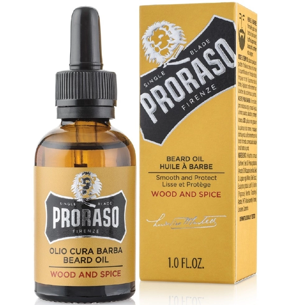 Proraso Wood and Spice Beard Oil - Масло для бороды 30 мл