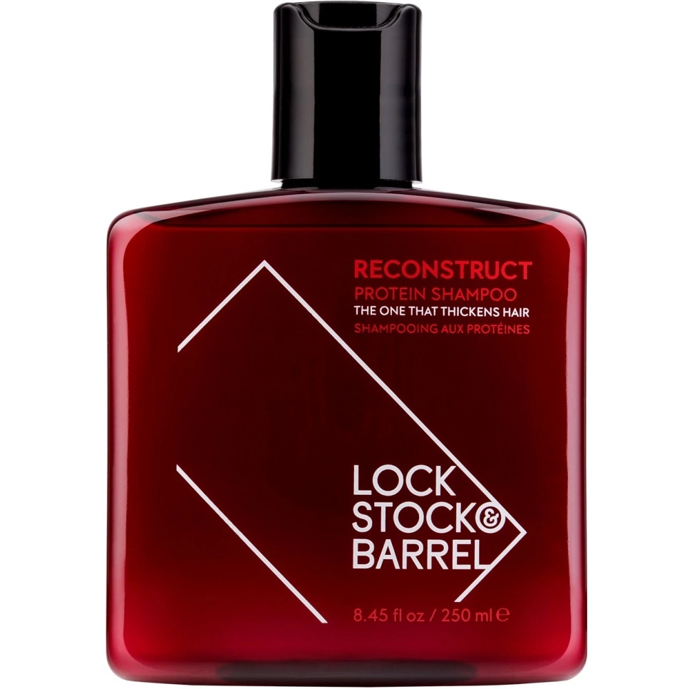 Lock Stock & Barrel Reconstruct Protein Shampoo - Укрепляющий шампунь с протеином для тонких волос  250 мл