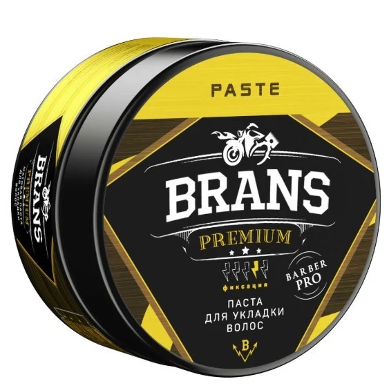 Brans Premium Matt Paste - Паста для укладки волос 100 мл