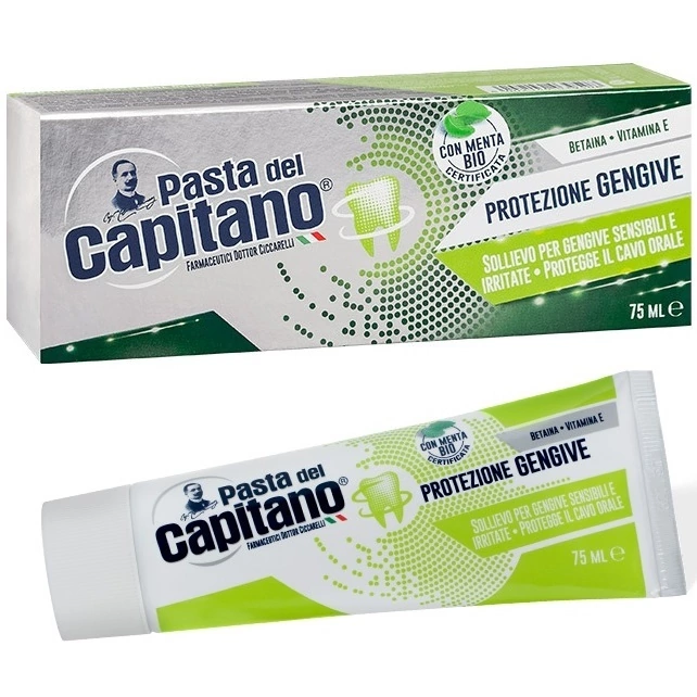 Pasta Del Capitano Toothpaste Gum Protection - Зубная паста Защита десен 75 мл