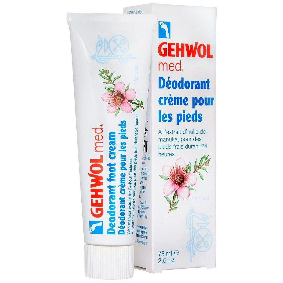 Gehwol Med Deodorant Foot Cream - Крем дезодорант для ног 75 мл