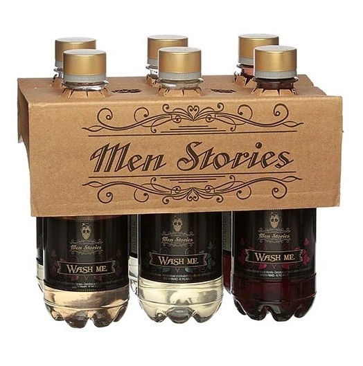 Men Stories Wash Me - Набор шампуней для волос 6 шт