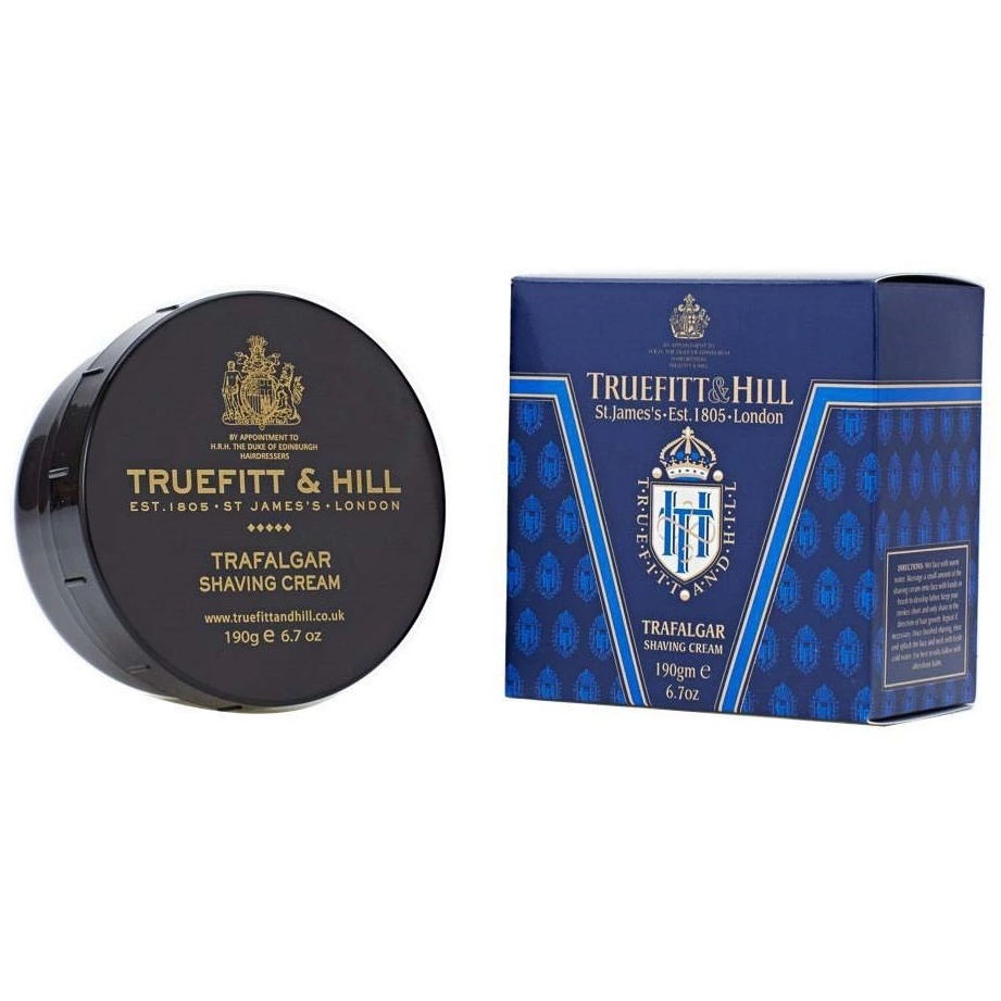 Truefitt and Hill Trafalgar Shaving Cream - Крем для бритья Пряное дерево 190 мл
