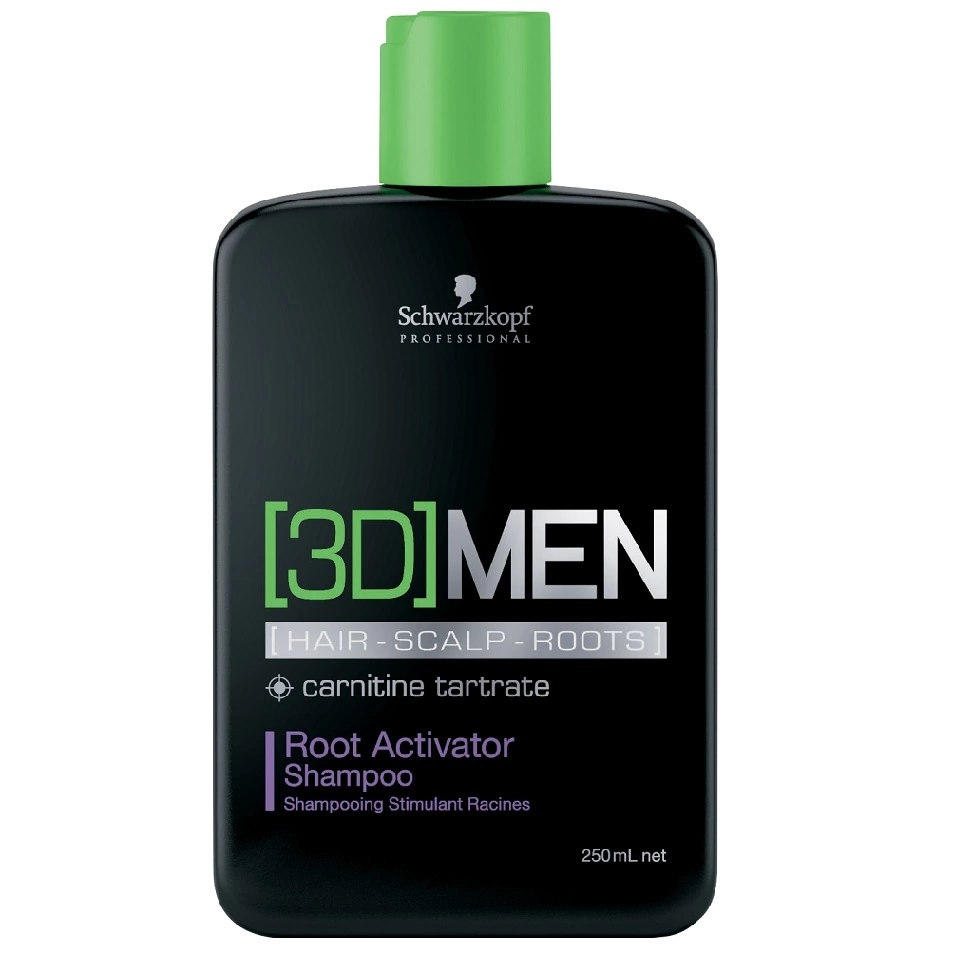 Schwarzkopf 3D Men Root Activating Shampoo - Шампунь активирующий рост волос 250 мл