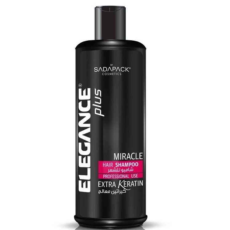 Elegance Plus Hair Shampoo White Extra Keratin - Профессиональный шампунь для волос с Кератином 500 мл
