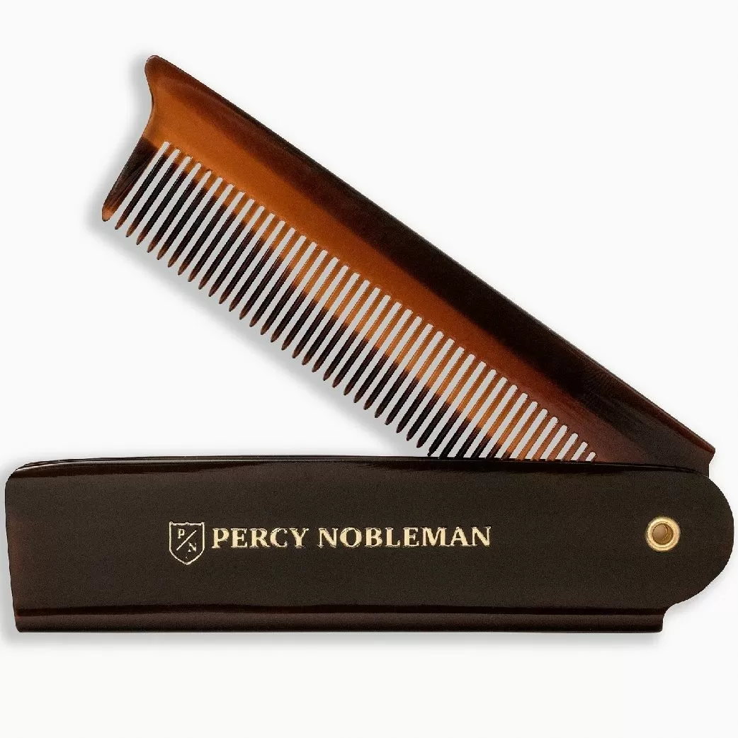 Percy Nobleman Folding Beard Comb - Складная расческа для бороды