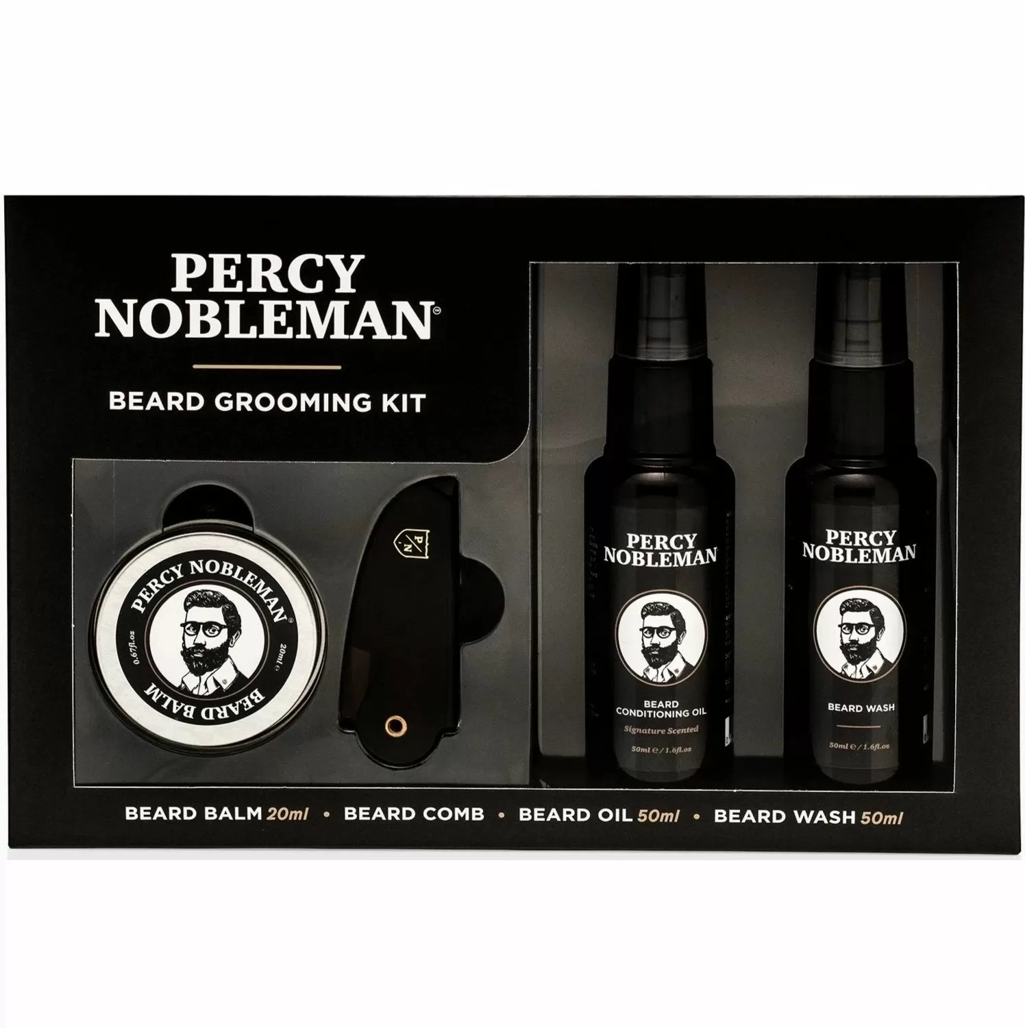 Percy Nobleman Beard Grooming Kit - Набор для ухода за бородой