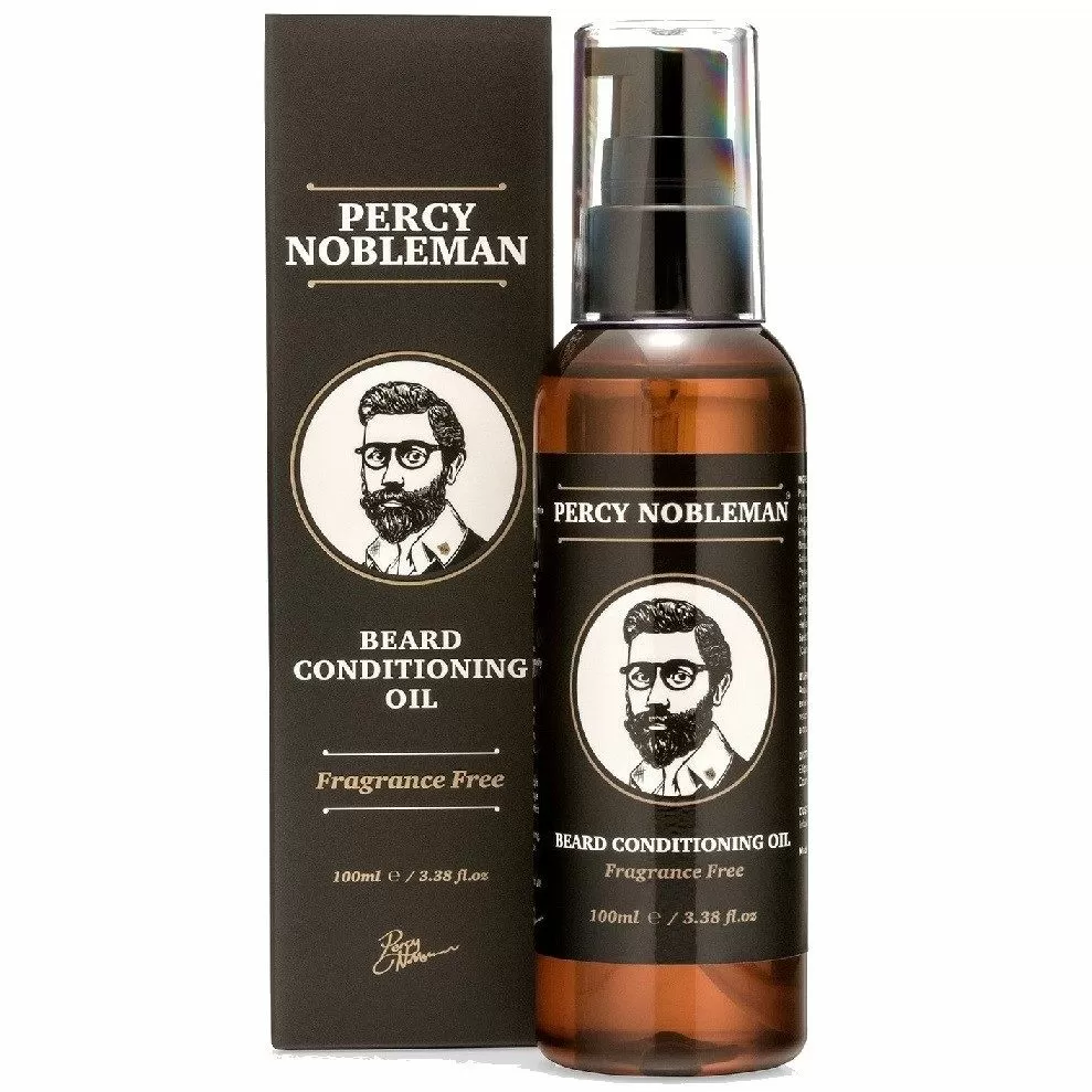Percy Nobleman Beard Oil Fragrance Free - Масло для бороды без запаха 100 мл