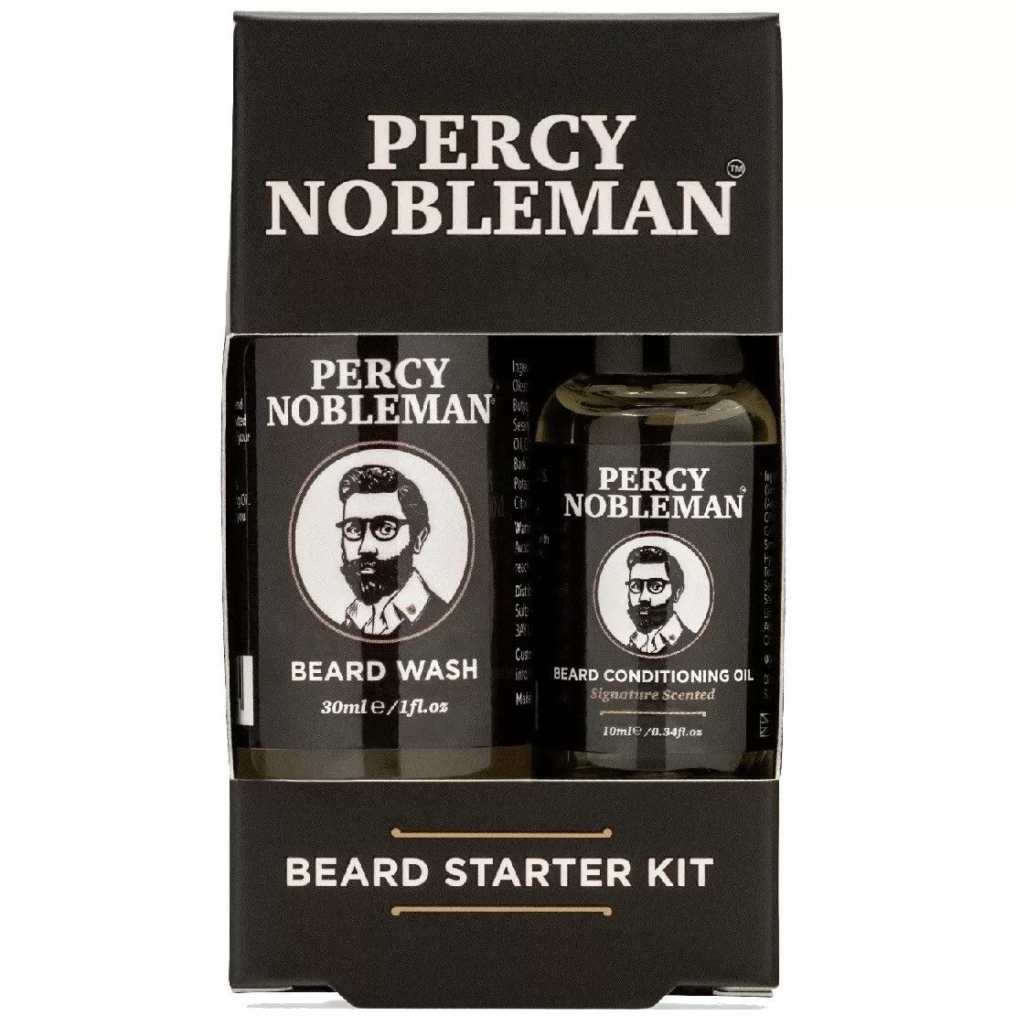 Percy Nobleman Beard Starter Kit - Пробный набор для бороды