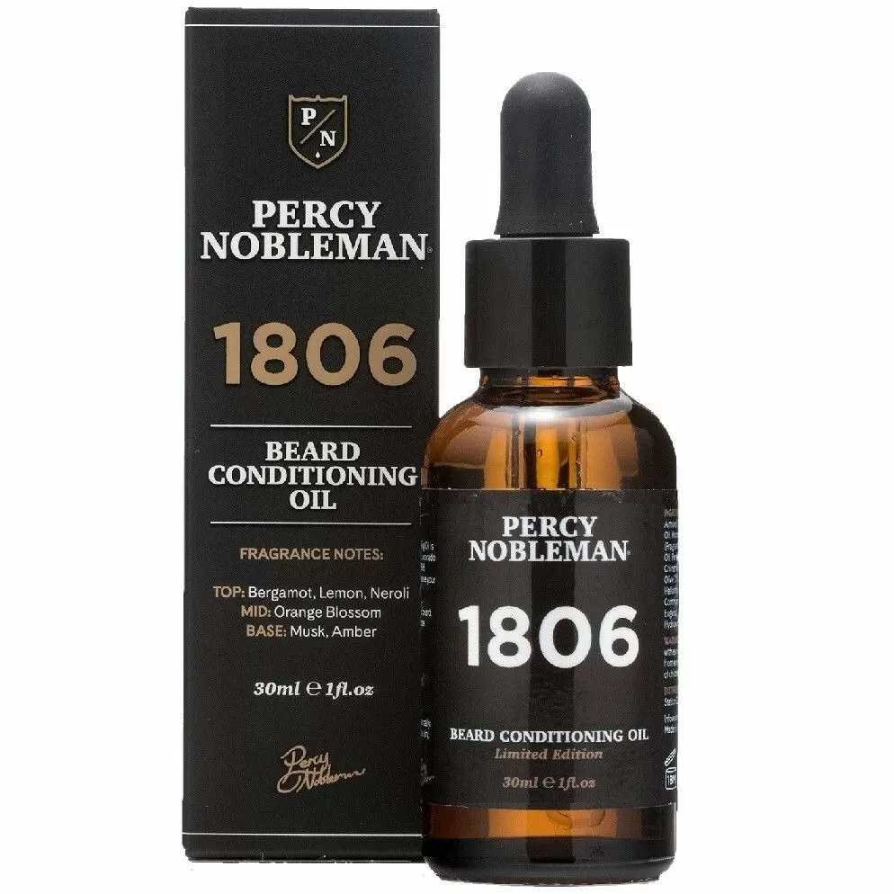 Percy Nobleman Beard Oil 1806 - Масло для бороды 30 мл