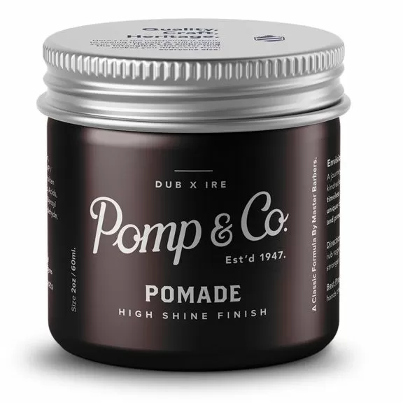Pomp & Co Pomade High Shine Finish - Помада для волос сильной фиксации 60 мл