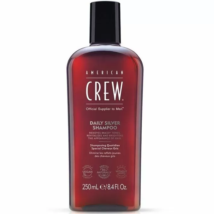 American Crew Daily Silver Shampoo - Ежедневный шампунь для седых волос 250 мл
