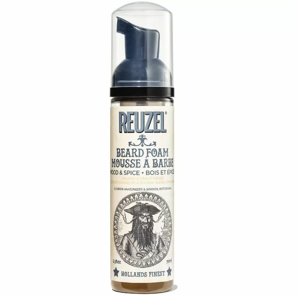 Reuzel Wood & Spice Beard Foam - Мыло для бороды Дерево и специи 70 мл