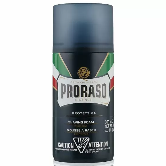 Proraso Protective Aloe Shaving Foam - Пена для бритья Алое вера и витамин Е 300 мл