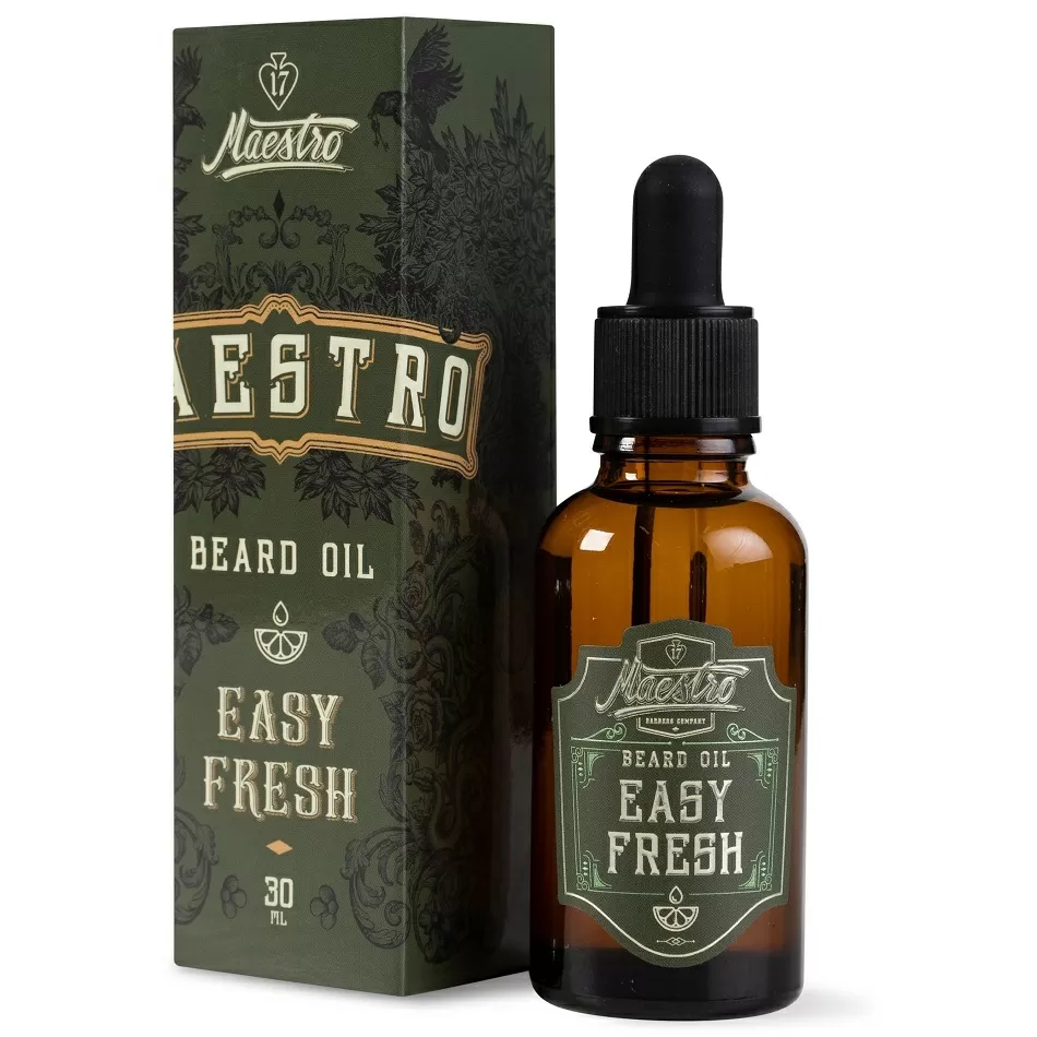 Maestro Beard Oil Easy Fresh - Масло для бороды Цитрус 30 мл