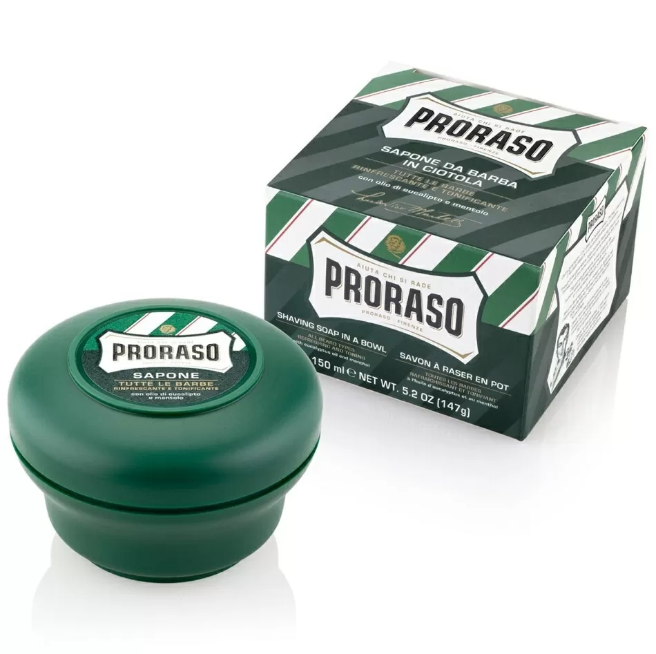 Proraso Refreshing Shaving Soap Jar - Мыло для бритья Эвкалипт 150 мл