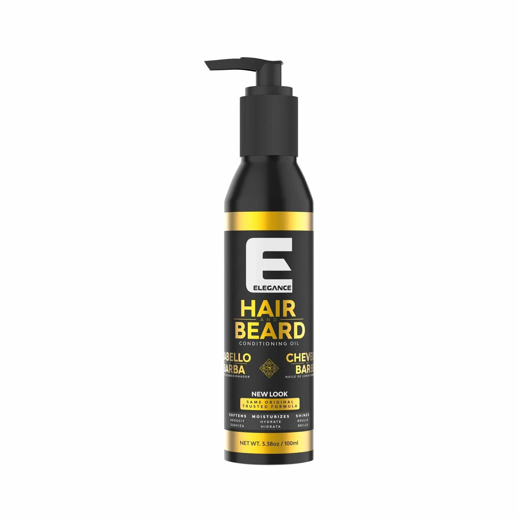 Elegance Hair & Beard Oil Clear - Прозрачное масло для волос и бороды 300 мл