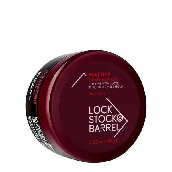 Lock Stock & Barrel Mattify Shaping Paste матовая паста для укладки волос 30 г