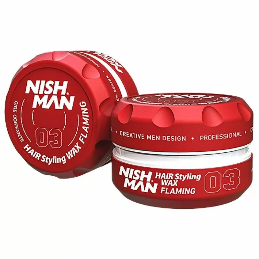 Nishman Aqua Hair Styling  Wax 03 Flaming - Воск для волос 150 мл