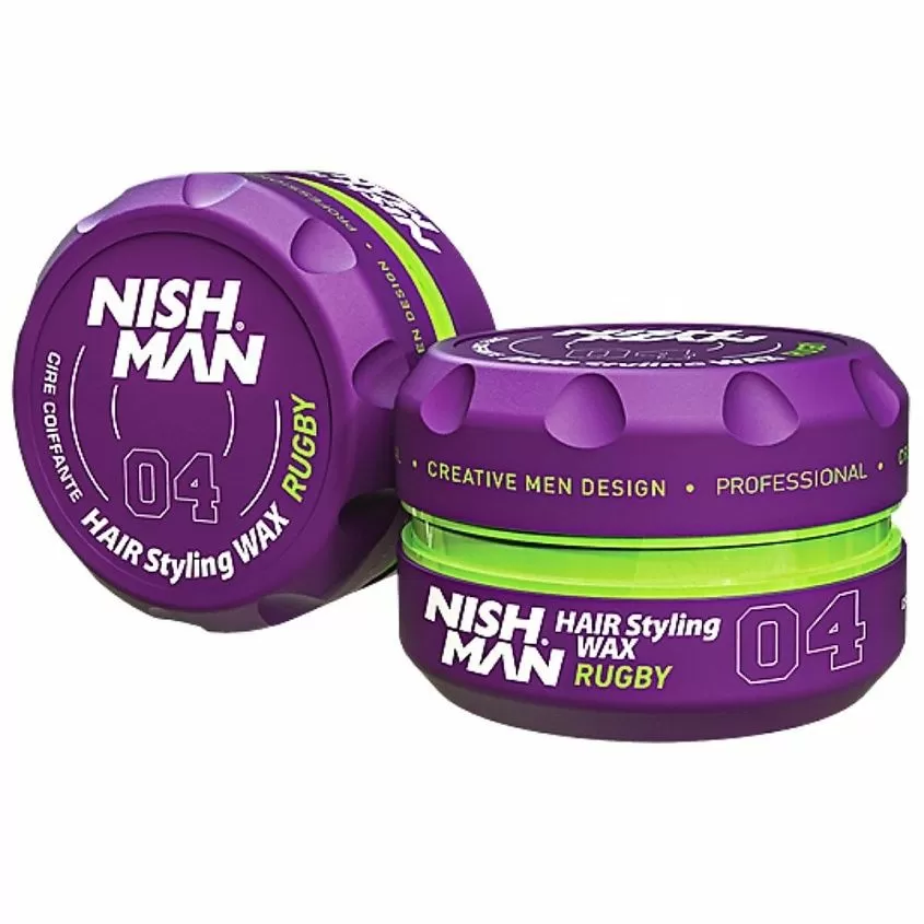 Nishman Aqua Hair Styling Wax 04 RUGBY - Воск для волос 150 мл