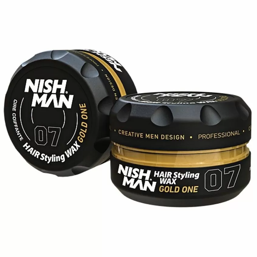 Nishman Aqua Hair Styling Wax 07 GOLD ONE - Воск для волос 150 мл