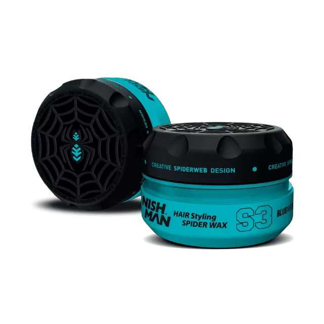 Nishman Aqua Spider Wax S3 Blue Web - Воск-паутинка для волос 150 мл