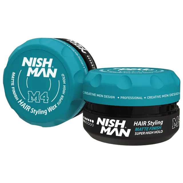 Nishman Matte Finish Super High Hold Wax M4 - Воск для волос 100 мл