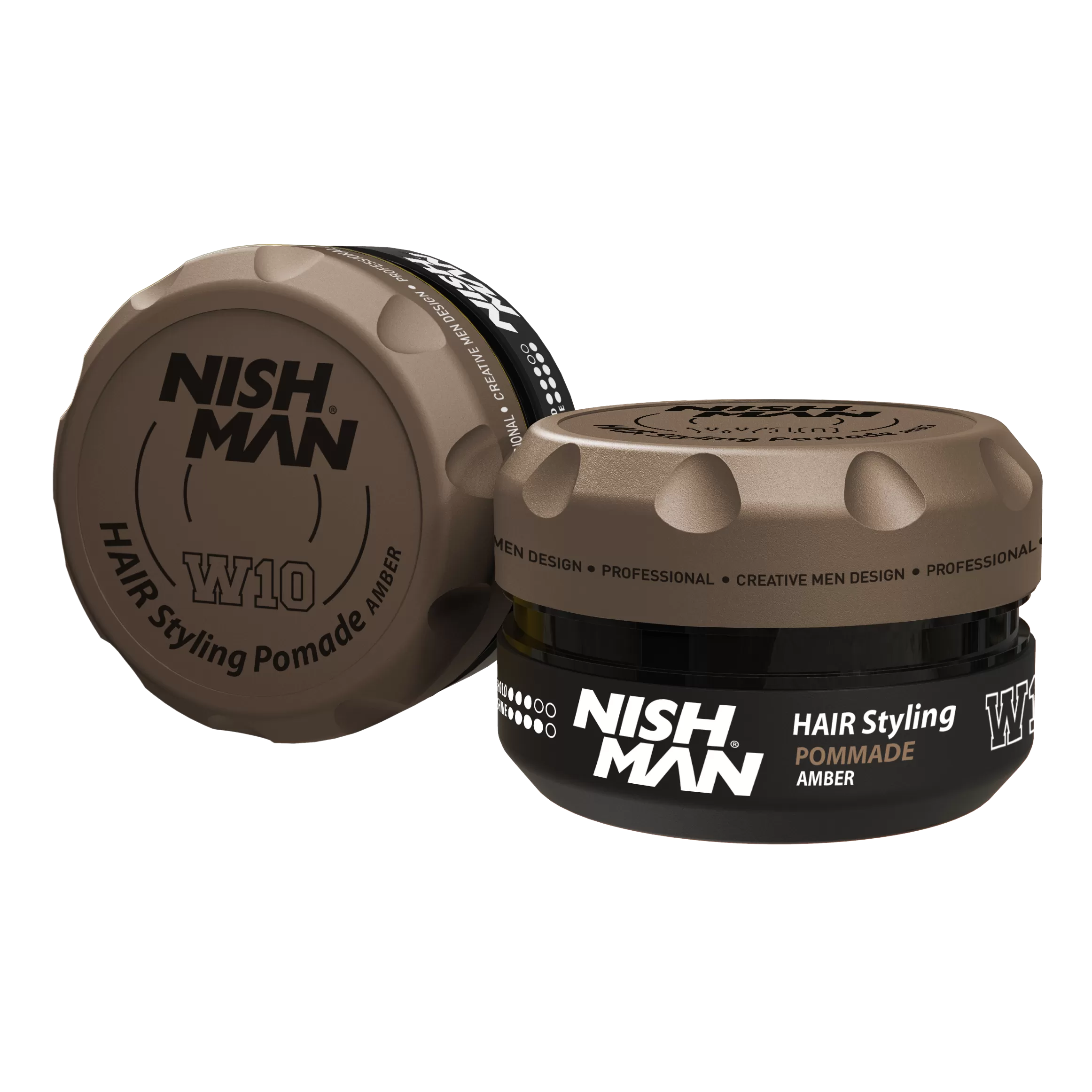 Nishman Water Based Hair Styling  Pomade W10 Amber - Помада для волос 100 мл