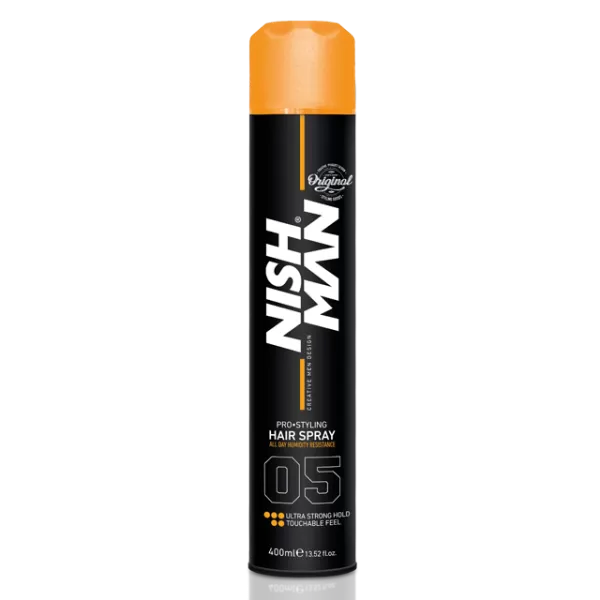 Nishman Hair Styling Spray Ultra Hold (05) - Лак для волос 400 мл