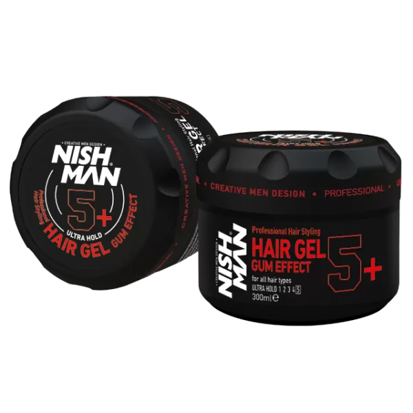 Nishman Ultra Hold Hair Styling Gummy 5+  - Гель для волос 300 мл