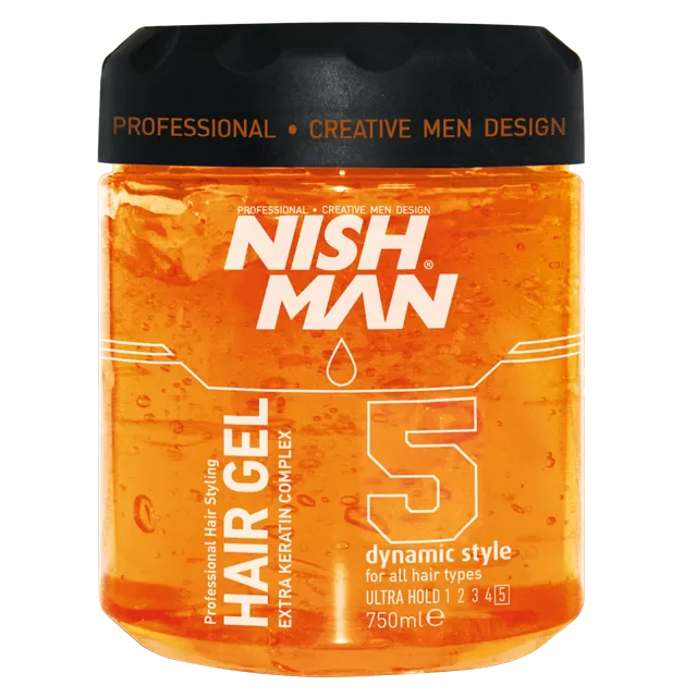 Nishman Ultra Hold Hair Styling Gel N.5 - Гель для волос 750 мл