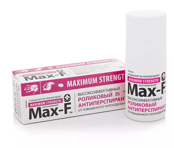 Max-F Maximum Strength 35% - Антиперспирант роликовый Максимальный