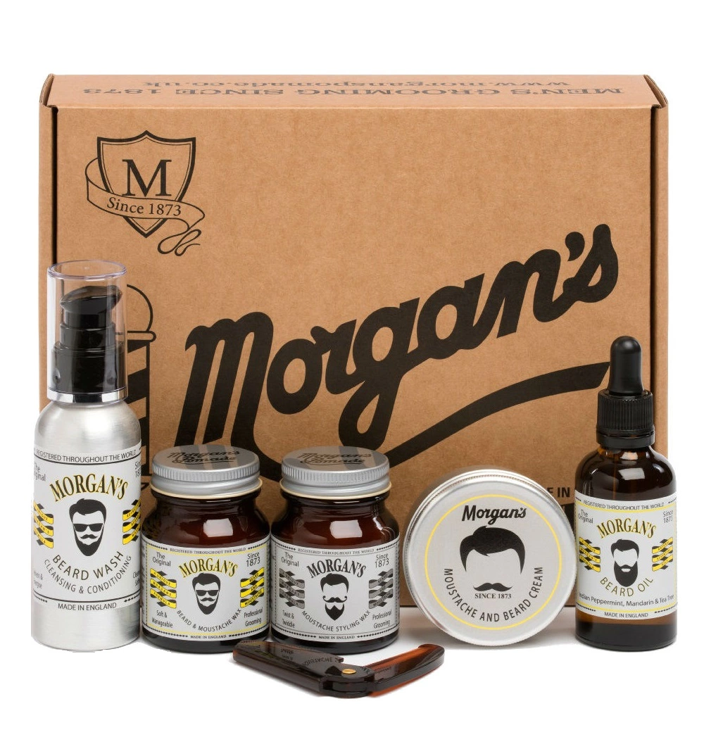 Morgan's Moustache & Beard Gift Set - Подарочный набор для ухода за бородой и усами